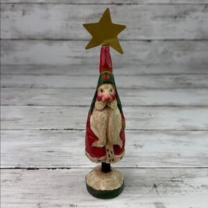 House Of Hatten Santa Stars Folk Art Vintage 1989